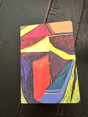 Abstract Color Block Art Print Journal